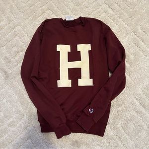 Harvard H crewneck sweatshirt champion